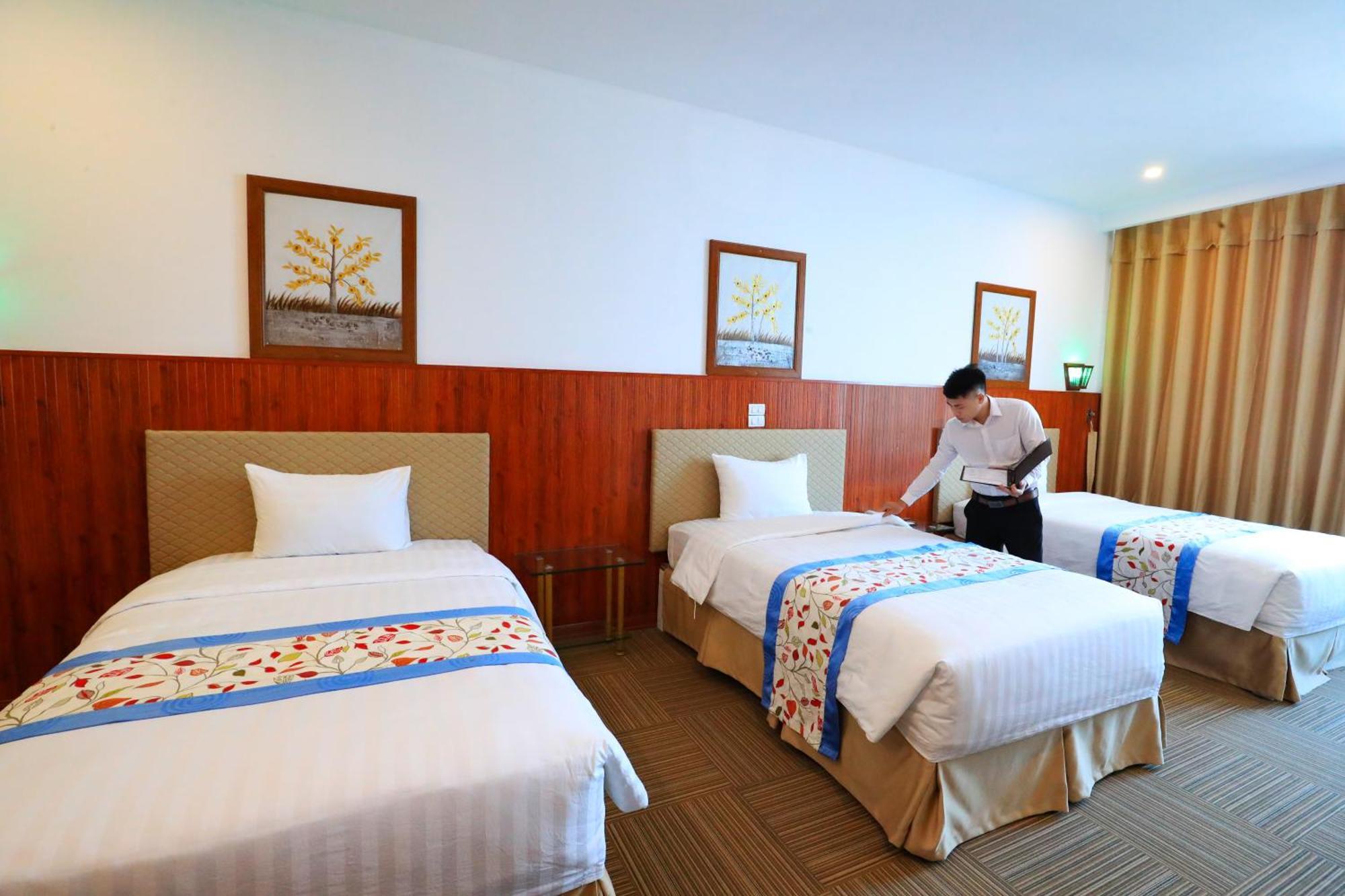 Binh An Nhien Hotel Duong Thanh エクステリア 写真